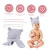 Ipetboom Hat and Scratch Gloves Set for Newborns Months Soft
