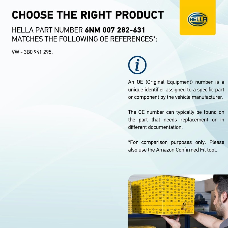 HELLA 6NM 007 282-631 Control, headlight range adjustment - 12V