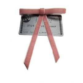 EmilyRose Couture Small Velvet Hair Bow Collection (Alligator Clip, Pink)