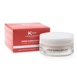 K'Derm Scientific - Global Anti-Aging Cream - Anti Aging Care with Kappa Elastin - Anti-Wrinkle Day/Night - Face Care - Pot - 50ml