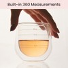Uba Portion Control Wine Glasses - Built-in Measurements, Double Wall