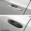 Zacxoxsr No Adhesive Snap-on Car Door Handle Cover Protector Compatible