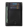 ALLEN & MATE Leather Card Holder Slim Wallet, RFID Blocking