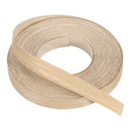 PATIKIL White Oak Edge Banding, 3/4 in x 49.2 ft Wood Veneer Tape, Pre-glued Flexible