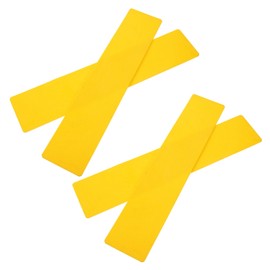 Gatuida 4pcs Tennis Court Markers Flat Disc Stickers Sports Court Training Signs TPE Material