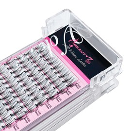 Beauty7 Lashes Volume Lashes Individual Lashes C-Curl Eyelash Extensions 0.05 mm Thickness Length 4 options 1000)