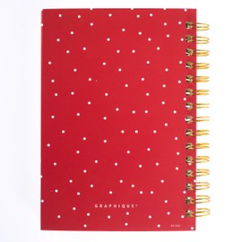 Graphique Peanuts "Happy Thoughts" Hard Bound Journal - 160 Ruled Pages, Vintage Peanuts Cartoon Cover w/"Happy Thoughts" Message Embellished w/Gold Foil, 6.25" x 8.25" x 1"