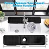 Kitchen Sink Splash Guard, 24 Inch Sink Faucet Mat Splash