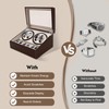 BIXIBIN Automatic Watch Winder Box, Luxury Storage Case for Mechanical