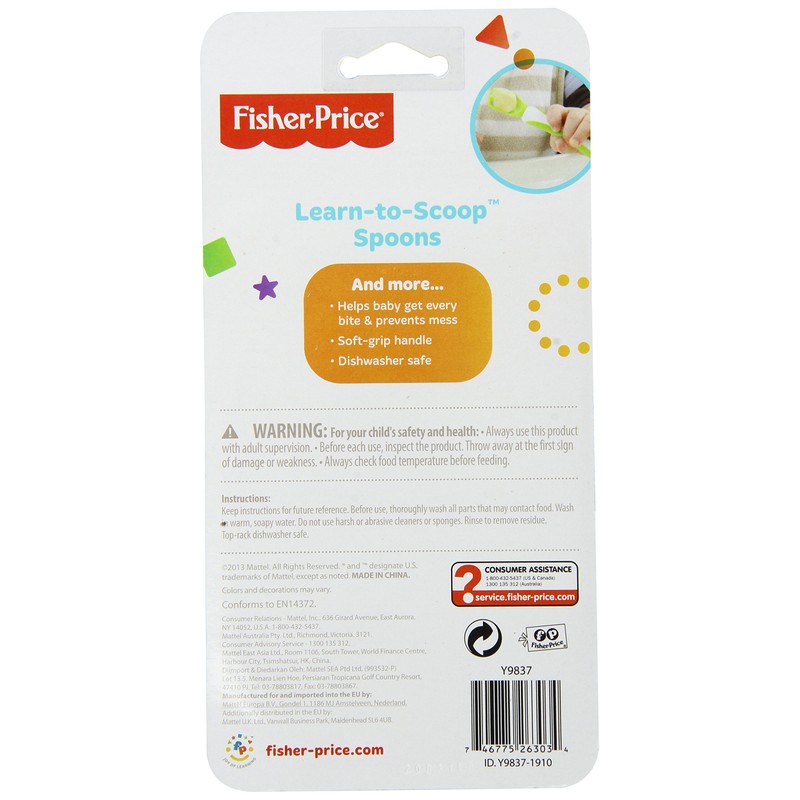 Fisher-Price 4 Count Learn to Scoop Spoon