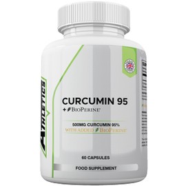 Curcumin 95 + Bioperine® 60 Turmeric Curcumin Capsules High Strength with Black Pepper - Curcumin 95% & Black Pepper - Turmeric Curcumin UK Made…