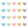 KFHENSOMR Heart Magnets Fridge Pack of 20 Magnets for Magnetic