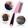 3 Pcs of Scalp Comb,Psoriasis,Stainless Steel Fine-Toothed Dandruff Combs,with 1