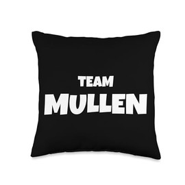 Mullen Surname Family Lastname Birthday Throw Pillow