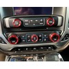 iJDMTOY 8pcs Sports Red Aluminum AC Climate Control, Stereo Audio