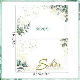 Pack of 50 Wedding Place Cards, Birthday Place Cards, Communion Place Cards, Name Cards, Blank Table Decoration, Place Cards for Wedding, Birthday, Confirmation, Communion, Christening, Celebration