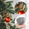 DIYASY 300Pcs Christmas Ornament String Hangers, Silver Ornaments Hooks for