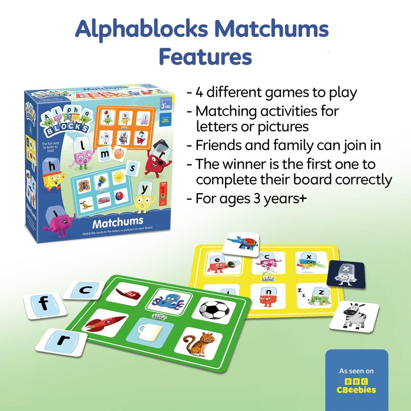 Alphablocks – Matchums Learning Game - Match Letter and Picture