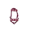 pony bitless bridle horse tack side pull hackamore light pink
