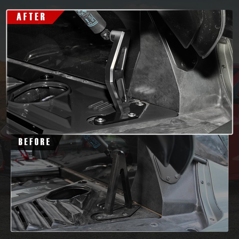 Bracingo Rear Trunk Support Rod Base fit for Corvette C8