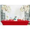 Utopia Kitchen Utopia Kitchen Spandex Tablecloth 2 Pack [6FT, Red]
