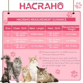 HACRAHO Cat Recovery Suit, 1 Pack Pink Fox Breathable Pet Surgical Recovery Clothes Kitten Recovery Suit Surgical with Drawstring for Cats and Dogs, M