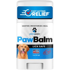 Lick Safe Dog Paw Pad Balm 2 Oz - Dog Nose Balm for Dry Nose - Safe Effective Paw Balm for Dogs to Fix Dry Cracked Paws - Dog Paw Protector from Heat, Sand, Snow - Easy to Use Paw Soother for Dogs