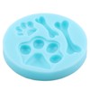 Cat Paw Fondant Mold Dog Paw Bone Silicone Mold
