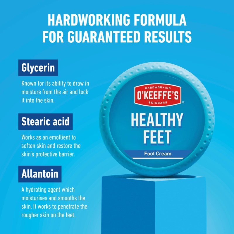 O’Keeffe’s® Healthy Feet Jar 91g 6 Pack