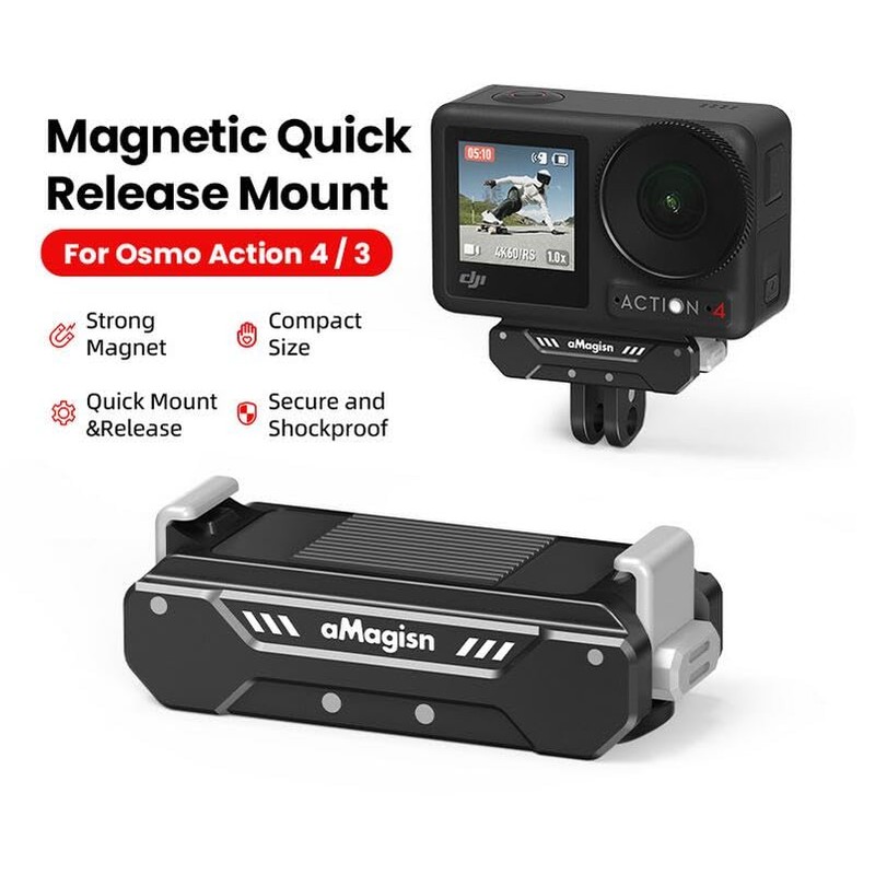 Osmo Action 5 Pro/Action 4 3 Adapter Bracket Magnetic Adapter