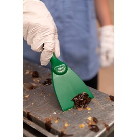 Kyowa Clean 4060 40607 Skipper, 8.3 x 3.0 x 0.1 - 0.22 inches (21 x 7.5 x 0.27 - 0.57 cm), Small Hand Scraper, Orange