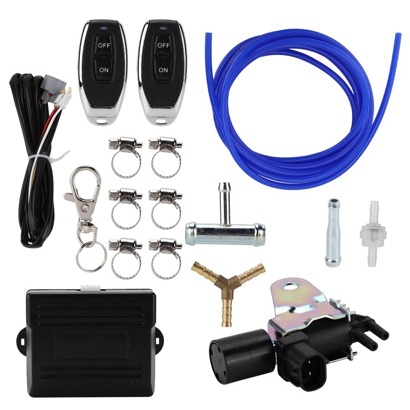 Aramox Remote Exhaust Valve Controller, Exhaust Cutout Valve Controller Kit