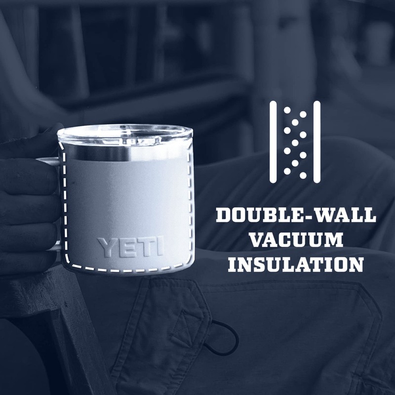 YETI Stainless Steel Rambler Drinking_Cup, Vacuum Insulated, with MagSlider Lid,