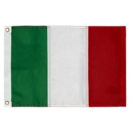 FLAGPARK Italy Flag 12x18 inch, Italian Boat Flags Bandiera dellItalia, Small Italy National Flags Heavy Duty Outdoor Banner