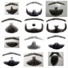 XUANHEFA Beard Moustache Human Hair Wig Handmade, Real Cosplay, 1