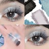 Blue Eyeshadow Palette,Blue Eye Shadow For Women,Blue Makeup Blue Glitter