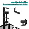 TNOMSNO Cable Management Desk, Cable Management Under Desk Drill-Free Undertable