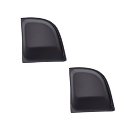 2 pcs/set SHLPDFM Black Front Bumper Lower Grille Left Passenger Side No Fog 735455037 Fits for Fiat 500 2008-2013