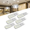 6pcs G9 LED Bulbs 7W Dimmable 360° Illumination Replacement Light