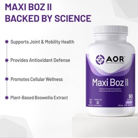 AOR Boswellia Serrata Supplement Capsules - 333 mg, 90 Count, 30-Day Supply - Vegan & Gluten-Free - Boswellia Supplement for Joint Flexibility - Standardized 40% Boswellic Acids Extract Formula