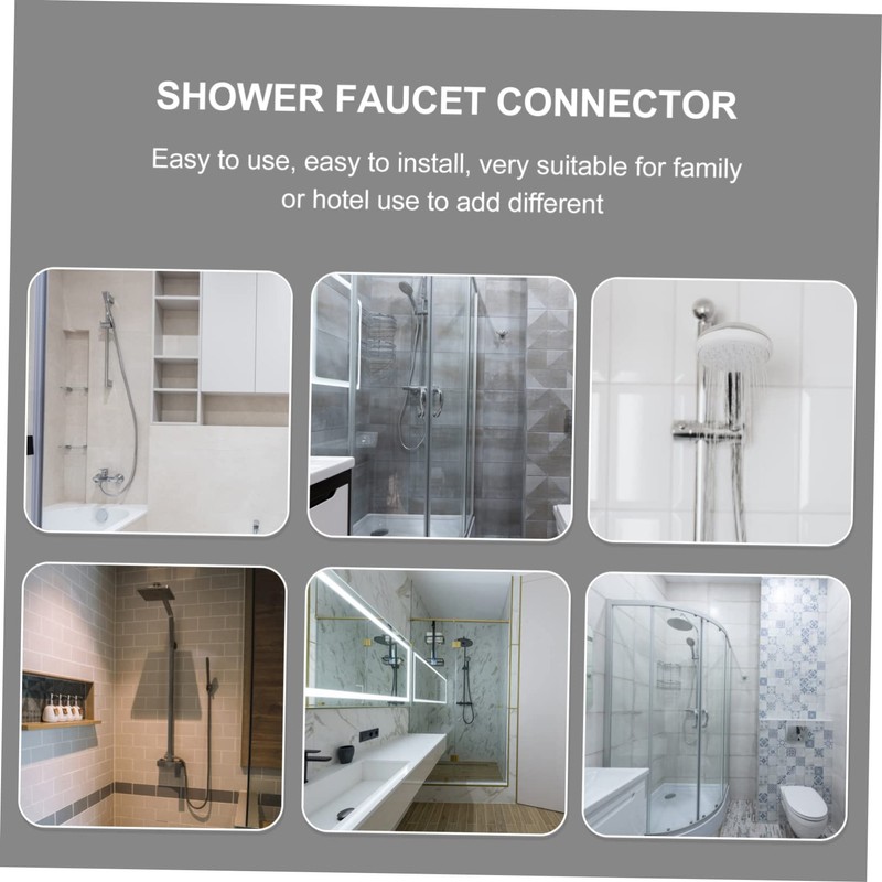 Outanaya Wall Mount Shower Hose Connector for Bathroom Faucet Installation