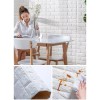 TENDER LIHOME 10 Panel Papel Tapiz Autoadherible Blanco Pared Textura