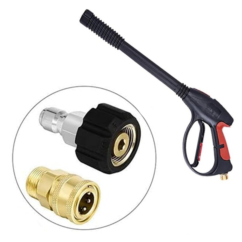 WEZCHUGHAOL Pressure Washer Adapter Set, Quick Connect Gun to Wand,
