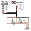 OZ-USA 10ft. Power Busbar Wire Harness Kit + Side Lights