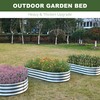Elevon 2PCs Galvanized Raised Garden Bed Kit Galvanized Planter Raised