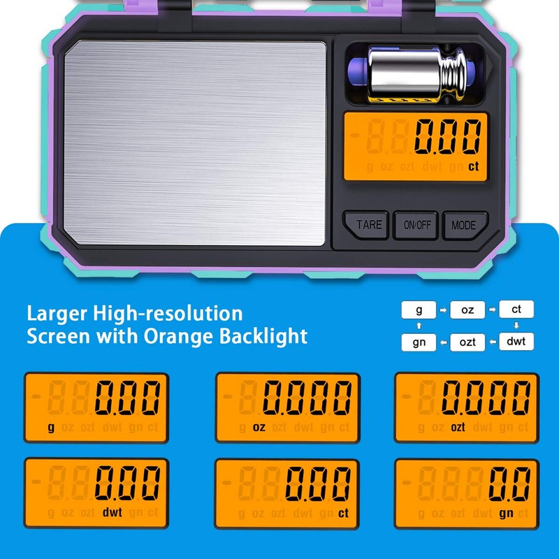 (Upgradaed) AMIR Digital Mini Scale, 200g /0.01g Pocket Scale, 50g