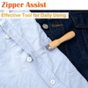 STSTR Easy Button Hook, Steel Button Helper Tool for Elderly,