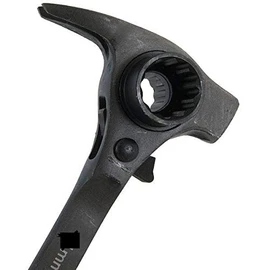 17 x 21mm Ratchet Scaffold PODGER Spanner Scaffolding PRY BAR Wrench Claw Hammer