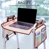 BAGSFY Walker Tray with Cup Holder & 2 Side Pockets,