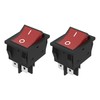 lcocove JD 2pcs 30A Power Switch 125V/250V AC Boat Rocker
